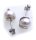 Ohrringe Zuchtperlen 7,5 mm Weißgold 585 Perle Stecker Ohrstecker 585er Gold