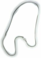 Schlangenkette in echt Silber 925  2,0 mm  40  42  45  50  cm Sterlingsilber Länge 50 cm
