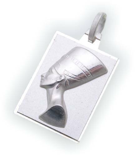 Anhänger Nofretete echt Silber 925 17 x 13 mm Ägypten Unisex Sterlingsilber