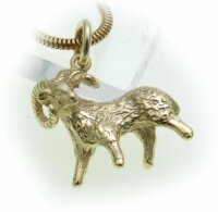 Anhänger Sternzeichen Widder echt Gold 585 massiv...