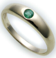 Bestpreis Damen Ring echt Gold 585 Smaragd 14kt Taufring...