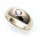 Damen Herren Ring Brillant 0,25ct wess/si echt Gold 585 14kt Gelbgold Unisex