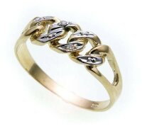 Damen Ring Brillant 0,01 carat echt Gold 333 rhod....