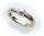 Damen Ring echt Gold 585 Perle 6,5 mm Glanz Gelbgold Zuchtperle Qualität Perlen