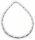 edles Collier aus Silber mit Edelstahl 3 mm 42 cm Sterlingsilber
