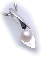 exkl. Damen Anhänger echt Silber 925 Perle...