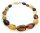 Hals Kette echter Bernstein aus der Ostsee groß Collier Damen Qualität
