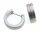 Ohrringe Creolen aus Edelstahl m Gold Damen Herren 14mm