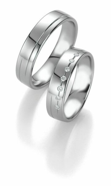 Trauringe Breuning Platin Design Collection 9086/9087 in Platin 950/-