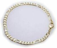 Armband Figarokette in Gold 333 19 cm 8kt au Collier...