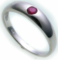 Bestpreis Damen Ring echt Weißgold 333 Rubin 8kt...