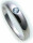 Bestpreis Damen Ring echt Weißgold 585 Topas 14 Karat Gold Qualität Blautopas 50