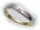 Damen Ring Bicolor echt Gold 333 Zirkonia poliert Gelbgold Qualität Z1659 ZI