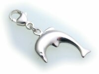 Charm Delfin echt Silber 925 Bettelarmband Charms Delphin...