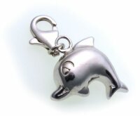 Charm Delfin echt Silber 925 Bettelarmband Charms Delphin...