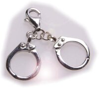 Charm Handschellen echt Silber 925 Bettelarmband...