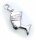 Charm Nofretete echt Silber 925 Bettelarmband Charms Sterlingsilber Qualität