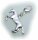 Charm Pferd echt Silber 925 Bettelarmband Charms Sterlingsilber Qualität