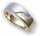 Damen Ring Brillant 0,04c echt Gold 585 Bicolor massiv Gelbgold Diamant Qualität