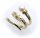 Damen Ring echt Gold 585 Perle 6,5 mm Brillant 0,05ct. Gelbgold Perlen Diamant