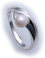 exkl. Damen Ring echt Silber 925 mit Perle Qualität...