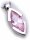 großer Anhänger echt Silber 925 Zirkonia pink XL Stein Sterlingsilber