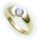 Damen Ring echt Gold 333 Zirkonia poliert Gelbgold 8kt