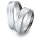Titanfactory Titan Trauringe TF84 mit 1 Brillanten ges. 0.05 ct. Keramik weiß