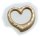 Anhänger Herz 3 D Swinging Heart diamantiert echt 333 Gold Gelbgold Damen Neu
