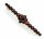 Brosche Granat echt Gold 585 Granatbrosche Stabbrosche Gelbgold Damen 14kt 3020/