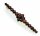 Brosche Granat echt Gold 585 Granatbrosche Stabbrosche Gelbgold Damen 14kt 3020/