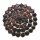 Brosche m. Granat Gold 333 Granatbrosche groß Granatschmuck Gelbgold Damen 8kt