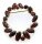 Brosche m. Granat Gold 585 Granatbrosche Gelbgold Damen 14kt 3932/5GR
