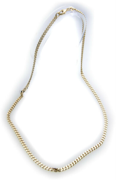 Collierkette Panzerkette in Gold 333 45cm 8kt Gelbgold Halskette massiv Unisex