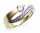 Damen Ring exklusiv echt Gold 333 Zirkonia teilrhod. Gelbgold Qualität