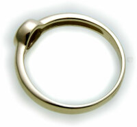 Damen Ring echt Gold 585 Safir 14kt Juwelierqualität Saphir Gelbgold Einsteiner