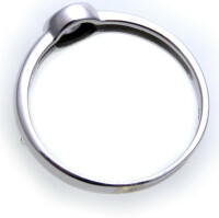 Damen Ring echt Weißgold 333 Rubin 8kt Juwelierqualität Weiß Gold Einsteiner 50