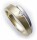 Damen Ring Gold 585 Zirkonia teilmatt.-rhod. Gelbgold Qualität 14kt