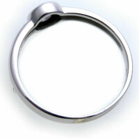 Damen Ring echt Weißgold 585 Rubin 14kt Juwelierqualität Weiß Gold Einsteiner