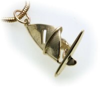 Anhänger Surfer in echt Gold 333 Gelbgold Qualität made in Germany Segler Unisex