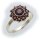 Damen Ring m. Granat in Gold 333 Granatring alle Weiten Gelbgold Qualität 8921/3