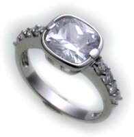 Damen Ring Zirkonia Silber 925 Sterlingsilber rhodiniert...