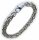 exkl. Damen Armband echt Silber 925 mattiert Armschmuck 19 cm Sterlingsilber