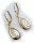 Ohrringe Hänger Tropfen Zirkonia echt Gold 333 Gelbgold Unisex Damen Ohrhänger