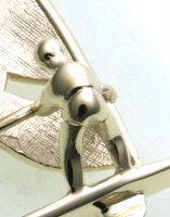 Anhänger Surfer in echt Gold 585 Gelbgold Qualität made in Germany Segler Unisex