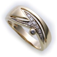 Sonderpreis Damen Ring echt Diamant echt Gold 585...