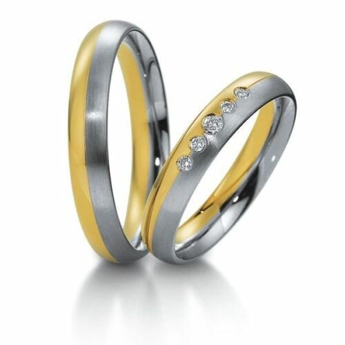 Trauringe Breuning Basic Collection 4043/4044 in 585