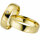 Trauringe Rauschmayer 81513 in 585/- Gelbgold mit Brill 0.02 ct. w/si