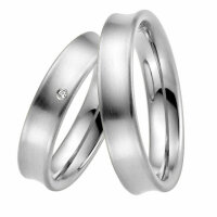 Trauringe Rauschmayer 85520 in 585/- Weißgold mit...
