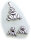 Ohrringe Stecker Frosch echt Silber 925 Sterlingsilber Qualität Ohrstecker